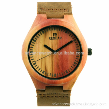 Hot sale brand Redear handcraft cork wood watch from Shijin watch company.